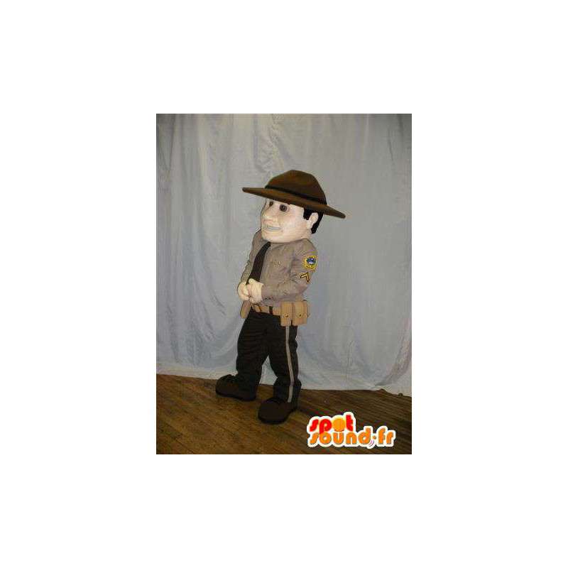 Mascot border guard. Costume border guard - MASFR005840 - Human mascots
