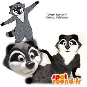 Mascot wasbeer. Raccoon Suit - MASFR005857 - Mascottes van pups