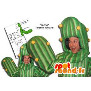 Mascot cactus green giant. Cactus costume - MASFR005879 - Mascots of plants