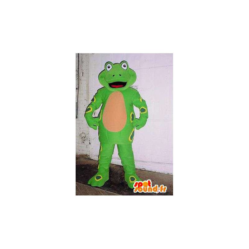 Gigante mascota de la rana verde. Traje de la rana - MASFR005888 - Rana de mascotas