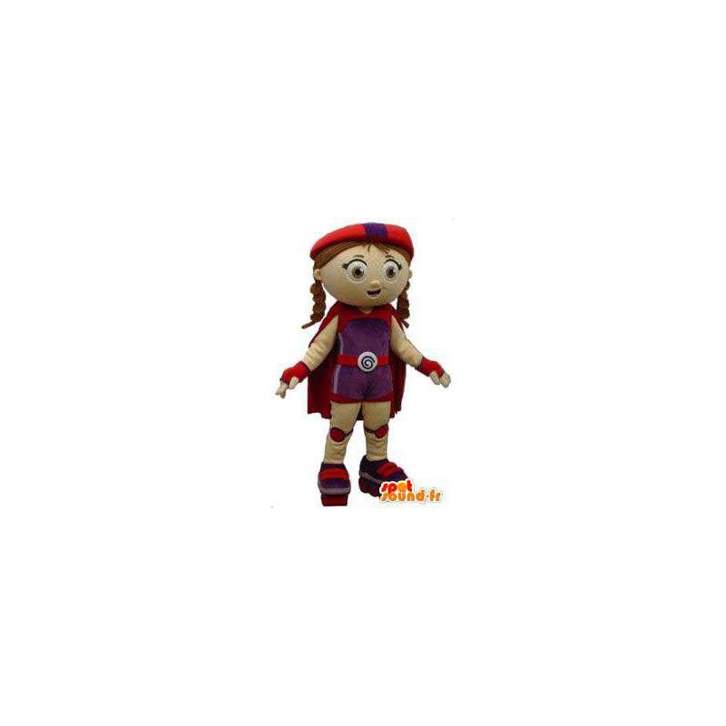 Patins da mascote da menina. Costume menina - MASFR005893 - Mascotes Boys and Girls