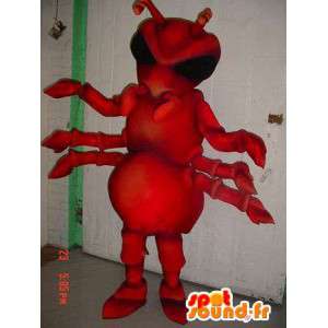 Maskot røde maur, giganten. costume maur - Maur maskotter - MASFR005896 - SpotSound.fr