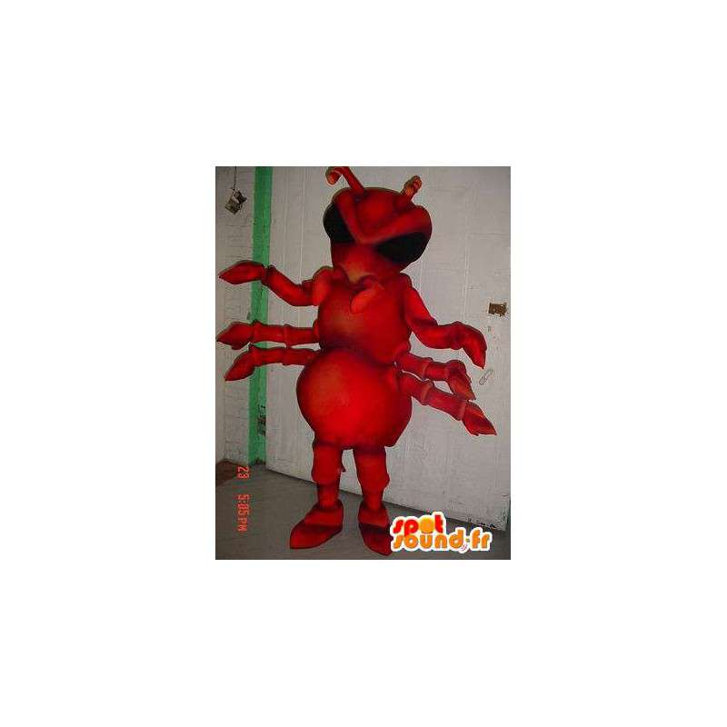 Maskot røde maur, giganten. costume maur - Maur maskotter - MASFR005896 - SpotSound.fr