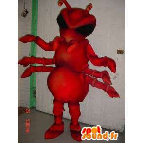 Maskot røde maur, giganten. costume maur - Maur maskotter - MASFR005896 - SpotSound.fr