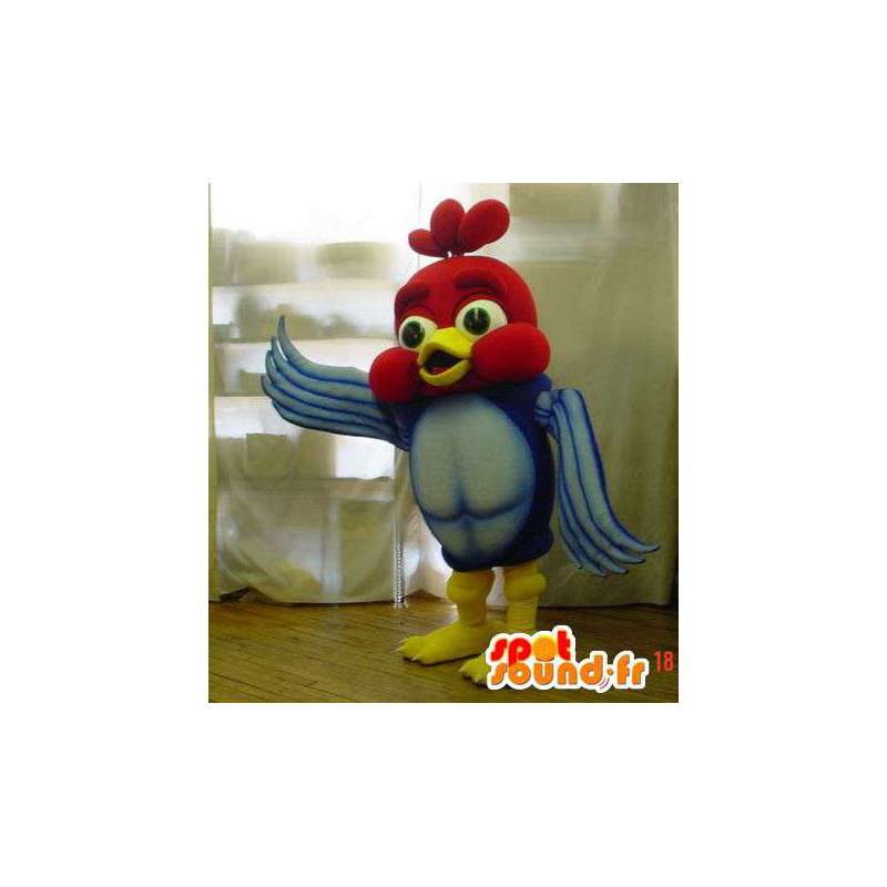 Mascot sarjakuva lintu värikäs. Bird Costume - MASFR005904 - maskotti lintuja