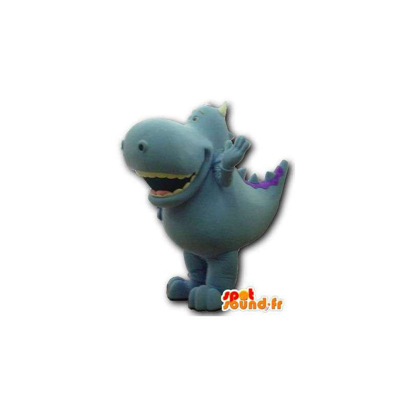 Mascotte blauwe dinosaurus, reus. Dinosaur Costume - MASFR005915 - Dinosaur Mascot