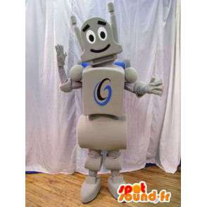 Mascot grijze robot. robot Suit - MASFR005929 - mascottes Robots