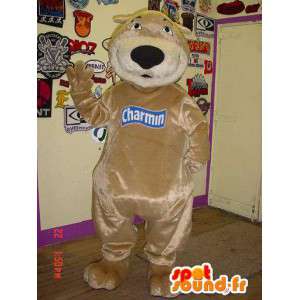 Brown mascote urso, customizável - MASFR005936 - mascote do urso