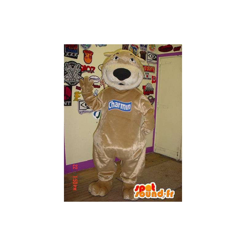 Mascotte d'ours marron, personnalisable - MASFR005936 - Mascotte d'ours