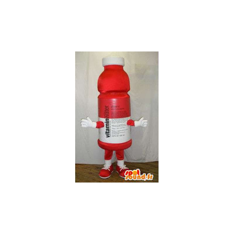 Pet plastic bottle red. Costume vitamins - MASFR005946 - Mascots bottles