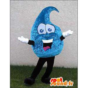 Goccia gigante mascotte blu. Lacrima Costume - MASFR005956 - Mascotte non classificati