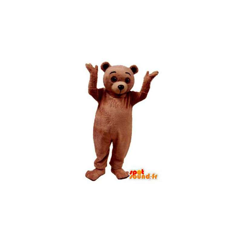 Mascot ruskea nalle. Bear Suit - MASFR005993 - Bear Mascot