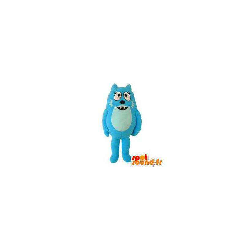 Blue Cat Mascot. Blue Cat Costume - MASFR006001 - kissa Maskotteja