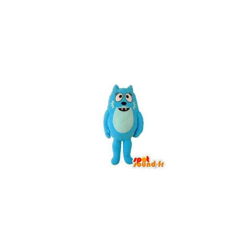 Blue Mascot Cat. Blue Cat Costume - MASFR006001 - Cat Mascottes