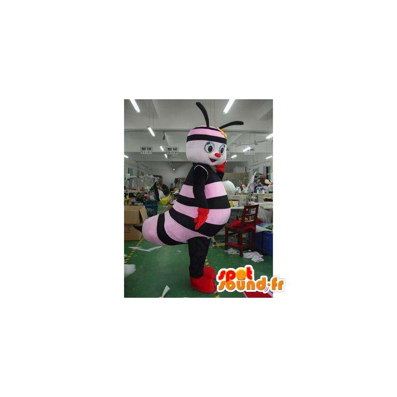 Μασκότ ροζ και μαύρο μελισσών. Bee Costume - Μασκότ μελισσών - MASFR006006 - SpotSound.fr