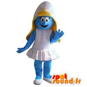 Mascot of the famous blond Smurfette - MASFR006012 - Mascots the Smurf