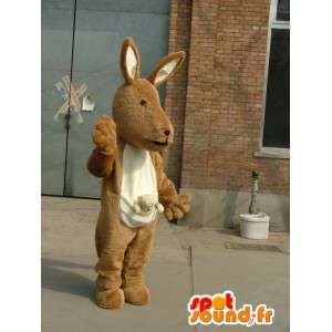 Kangoeroe mascotte. Kangaroo Costume - MASFR006038 - Kangaroo mascottes