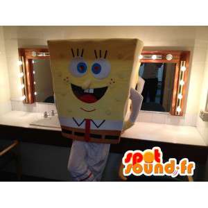Mascot SpongeBob, berømt tegneseriefigur - MASFR006041 - Bob svamp Maskoter
