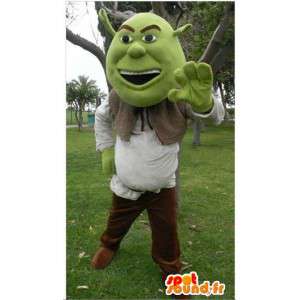 Shrek mascot, cartoon character famous