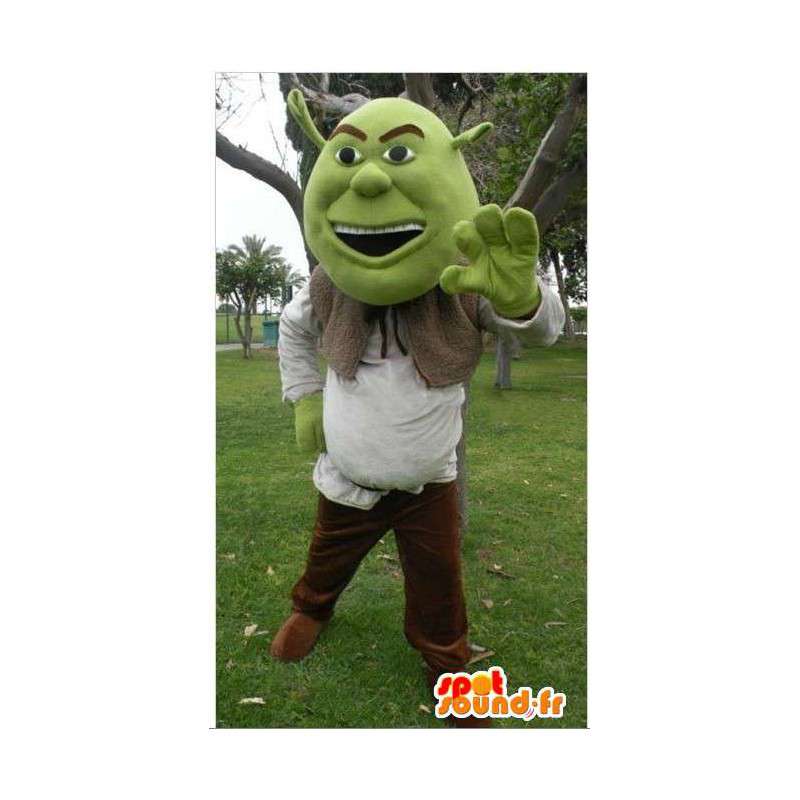 Shrek mascot, cartoon character famous - MASFR006051 - Mascots Shrek