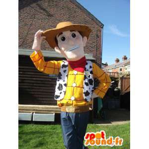 Maskot av Woody, berömd cowboy från tecknad film Toy Story -
