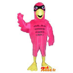 Flamingo mascotte. Uccello costume rosa - MASFR006076 - Mascotte degli uccelli
