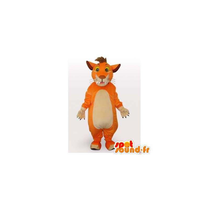 Laranja da mascote do tigre. Suit Tiger - MASFR006087 - Tiger Mascotes