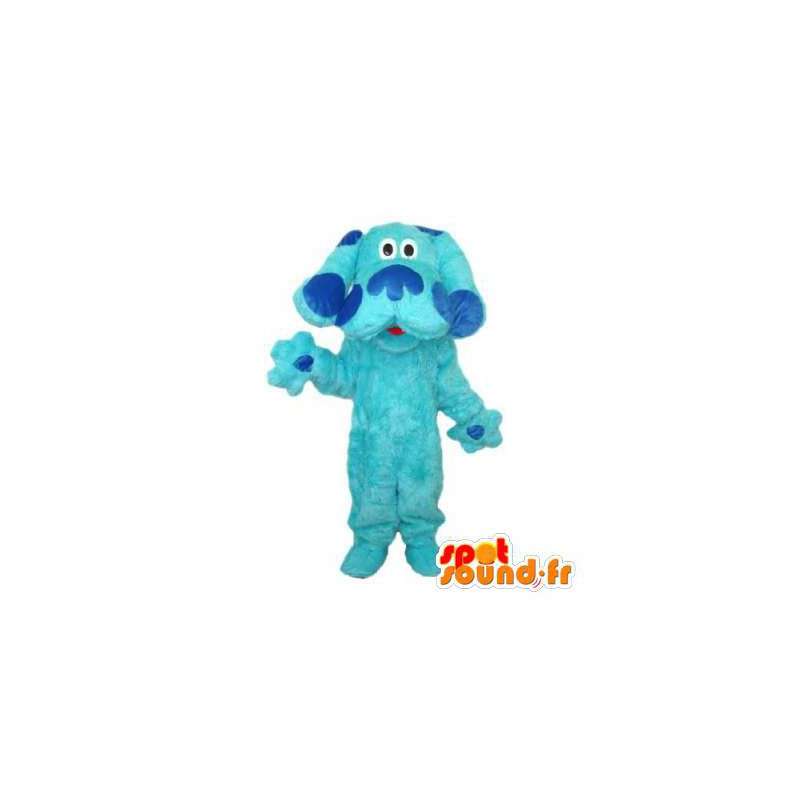 Hellblau Maskottchen Hund. Blue Dog-Kostüm - MASFR006101 - Hund-Maskottchen