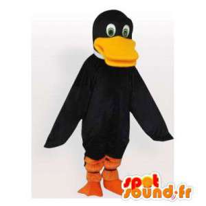 Schwarz Ente Maskottchen. Daffy Duck Kostüm - MASFR006124 - Enten-Maskottchen