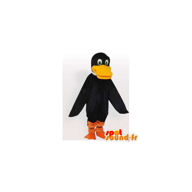 Zwarte eend mascotte. Costume Daffy Duck - MASFR006124 - Mascot eenden
