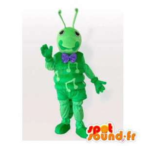 Myrmaskot, grön cricket. Myradräkt - Spotsound maskot