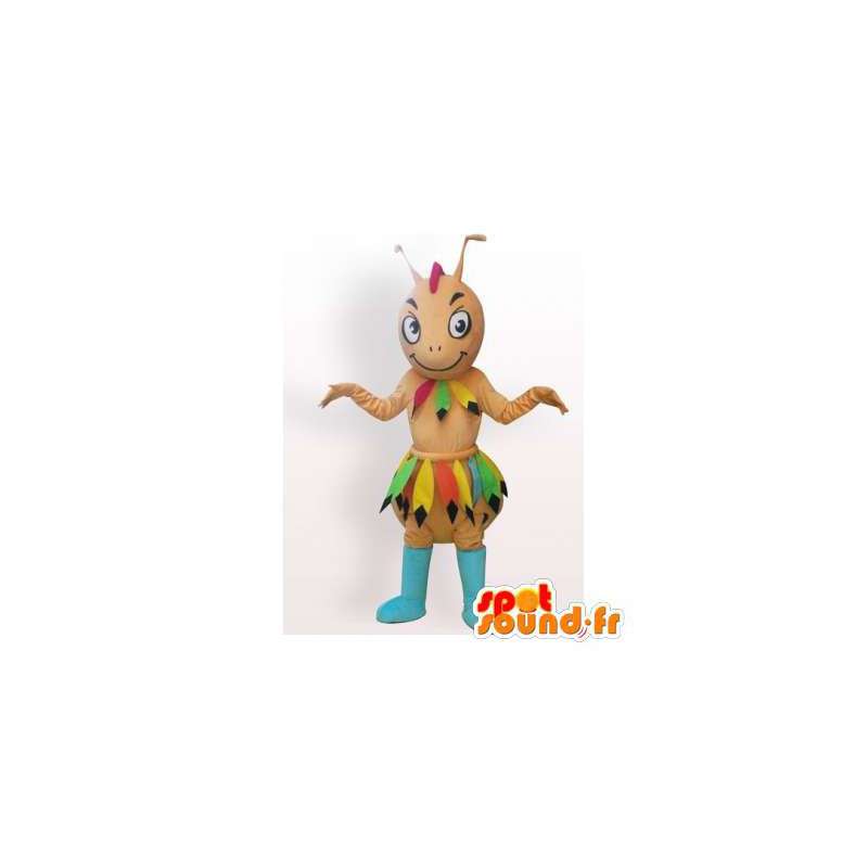 Apache Ant mascotte bruin. Costume mieren - MASFR006135 - Ant Mascottes