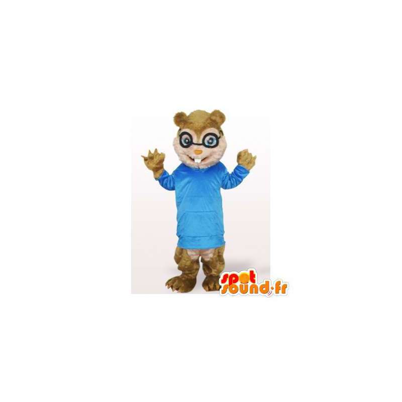 Chipmunks mascotte. Costume Simon Sevilla - De Chipmunks-mascottes - MASFR006144 - SpotSound.fr