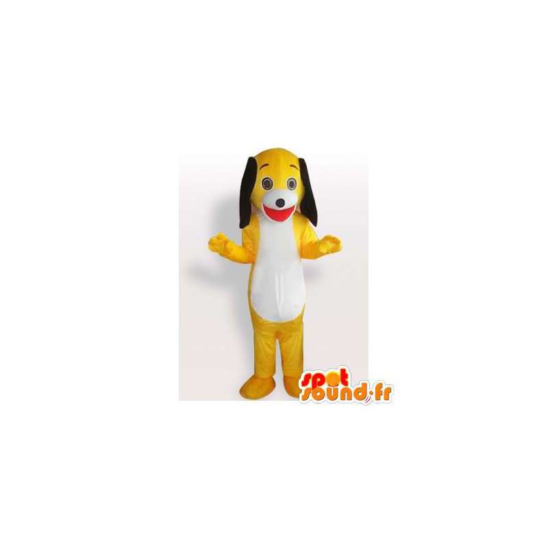 Cane mascotte gialla. Dog Costume Giallo - MASFR006148 - Mascotte cane