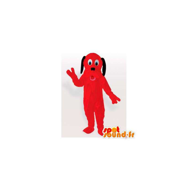 Punainen koira maskotti. Red Dog Costume - MASFR006151 - koira Maskotteja