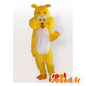 Gul maskot bulldog. Costume bulldog - Hundemaskoter - MASFR006162 - SpotSound.fr