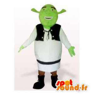 Shrek mascote, personagem de desenho animado famosa - MASFR006187 - Shrek Mascotes