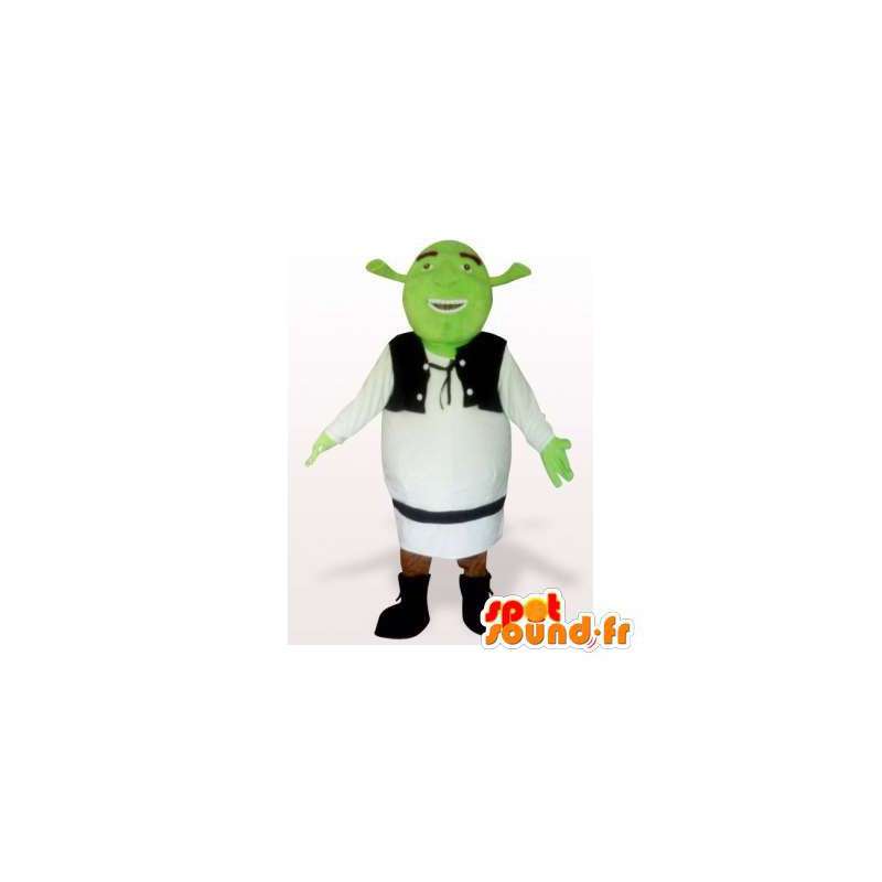 Shrek mascot, cartoon character famous - MASFR006187 - Mascots Shrek