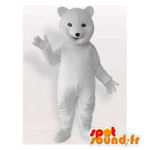 Polar bear mascot,...