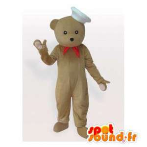 Bear Mascot met een koksmuts