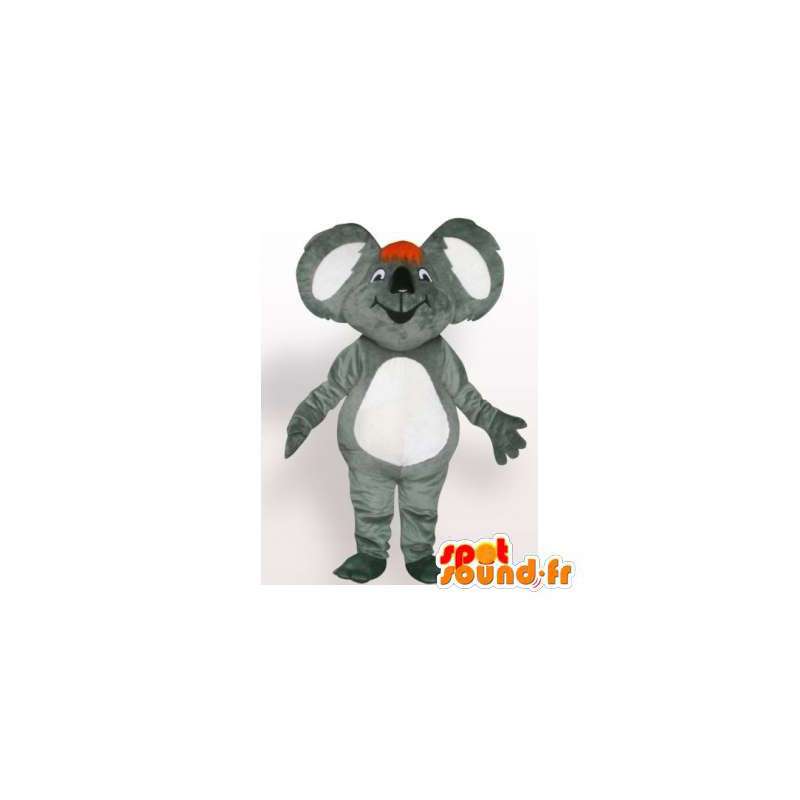 Grå och vit koalamaskot. Koaladräkt - Spotsound maskot