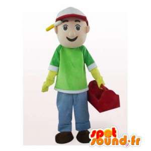 Arbejdsmaskot. Handyman kostume - Spotsound maskot kostume