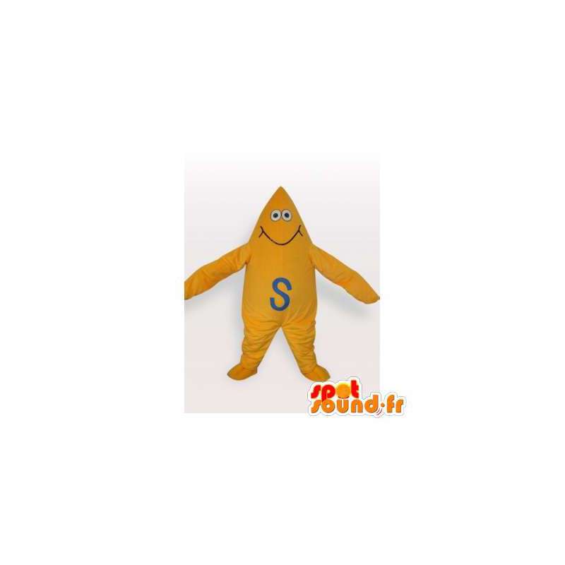 Mascotte gele ster, reus. Star Costume - Niet-geclassificeerde mascottes - MASFR006267 - SpotSound.fr