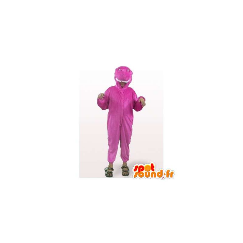 Mascotte de dinosaure violet. Costume de dinosaure - MASFR006278 - Mascottes Dinosaure