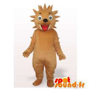 Brown hedgehog mascot, all spice - MASFR006300 - Mascots Hedgehog