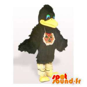 Mascotte de corbeau noir. Costume d'aigle noir - MASFR006303 - Mascotte d'oiseaux