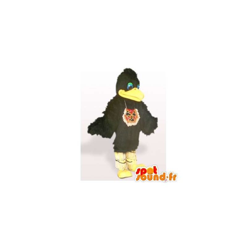 Mascot korppi. Black Eagle Costume - MASFR006303 - maskotti lintuja