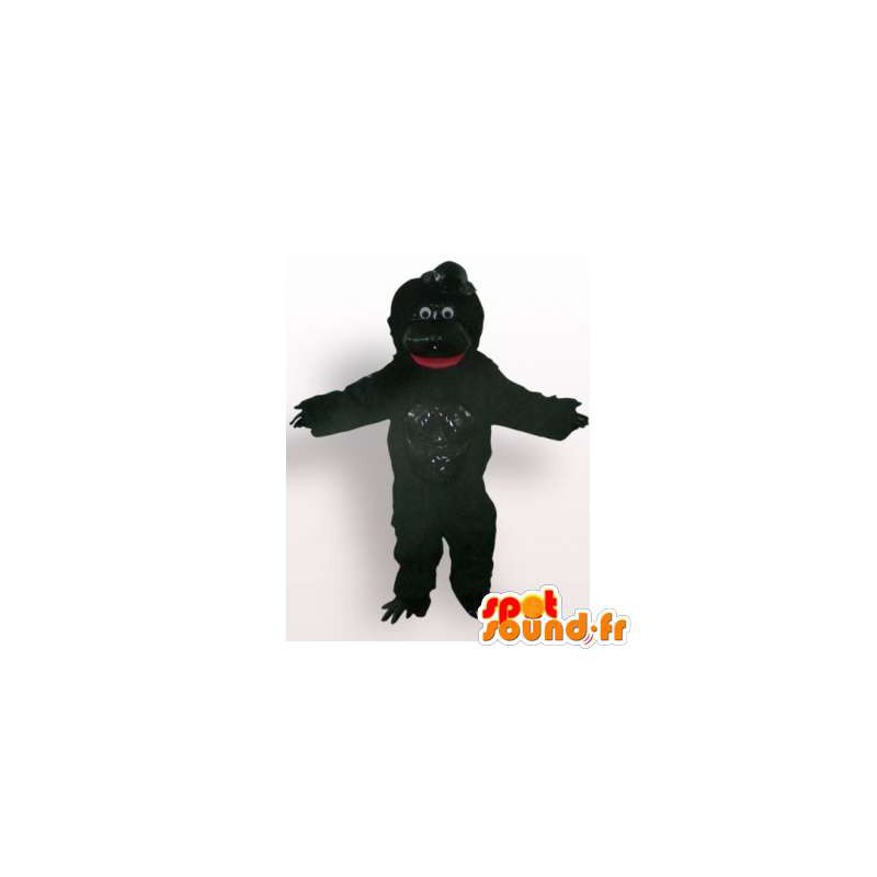 Μασκότ μαύρο γορίλα. μαύρο κοστούμι γορίλα - MASFR006304 - μασκότ Γορίλες