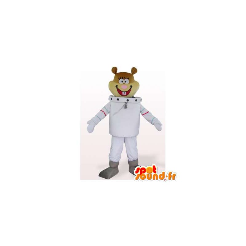 Mascot Sandy, astronaut bever venn SpongeBob - MASFR006327 - Bob svamp Maskoter