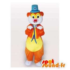 Circus groundhog maskot. Cirkusdragt - Spotsound maskot kostume
